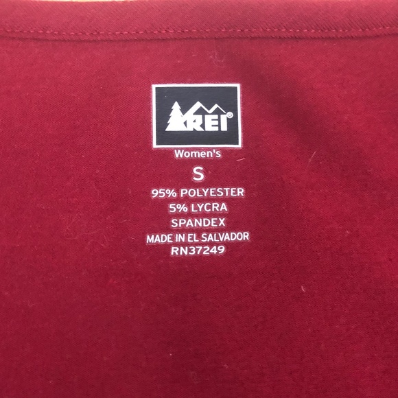 REI Women's Long Sleeve Red Top Size S - Picture 7 of 7